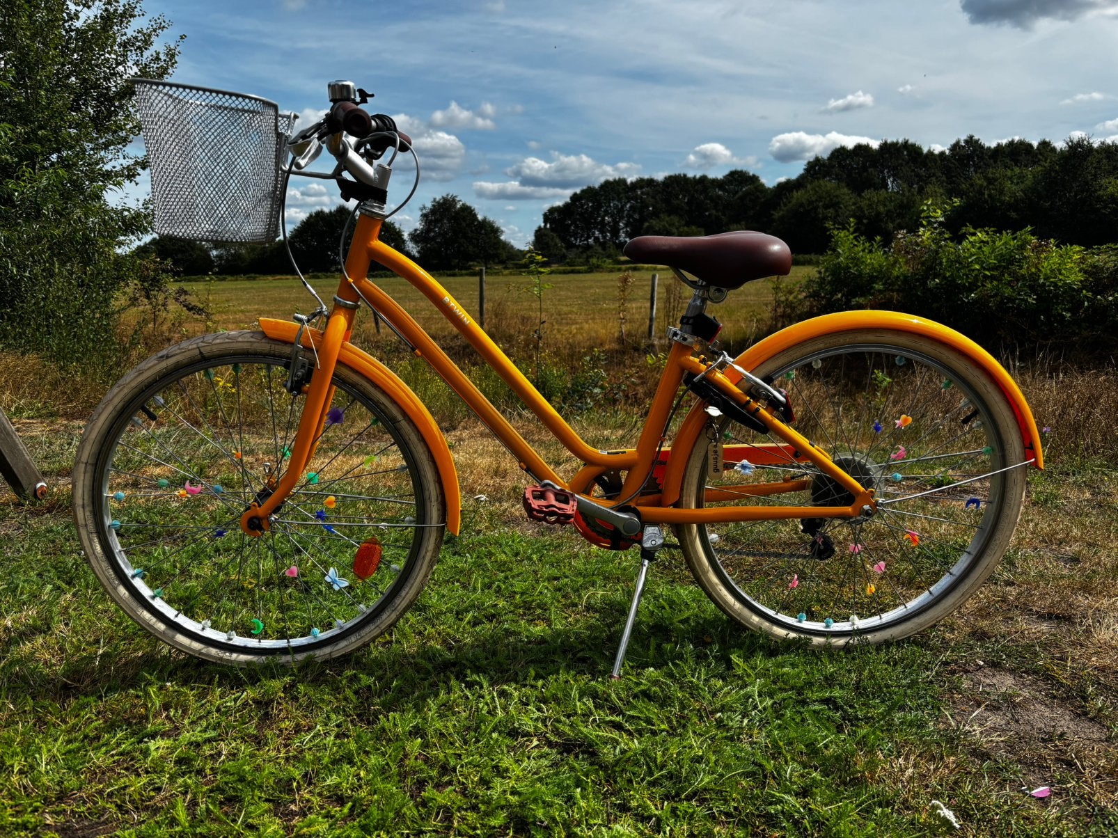 Meisjesfiets 24 inch- in zeer goede staat (2 jaar oud), Ophalen, Velgrem, Versnellingen, Gebruikt