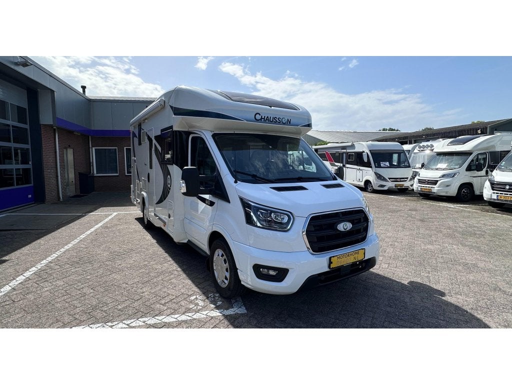Chausson Premium 640 NL-camper (NAP) BikeTrans fietsenlift, Koelkast, 6 tot 7 meter, Startonderbreker, 6 tot 7 meter