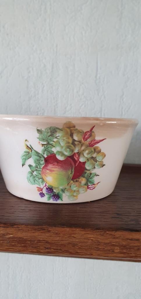 Set(2) kleine beboterde fruitschaaltjes BOCH, Ophalen of Verzenden