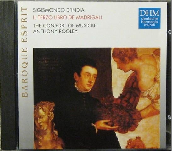 D'India - Il Terzo libro de madrigali cd DHM Rooley, Ophalen of Verzenden, Middeleeuwen en Renaissance, Zo goed als nieuw, Vocaal