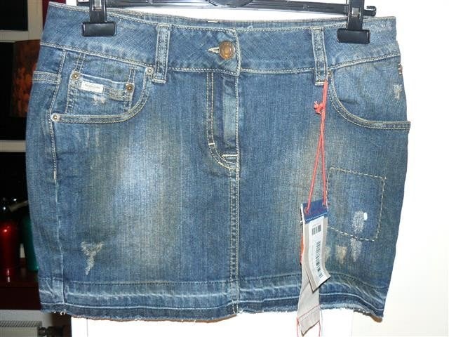 1393 NTS Not the same 38 nieuw labels denim rok spijkerrok, Kleding | Dames, Maat 38/40 (M), NTS, Nieuw, Boven de knie