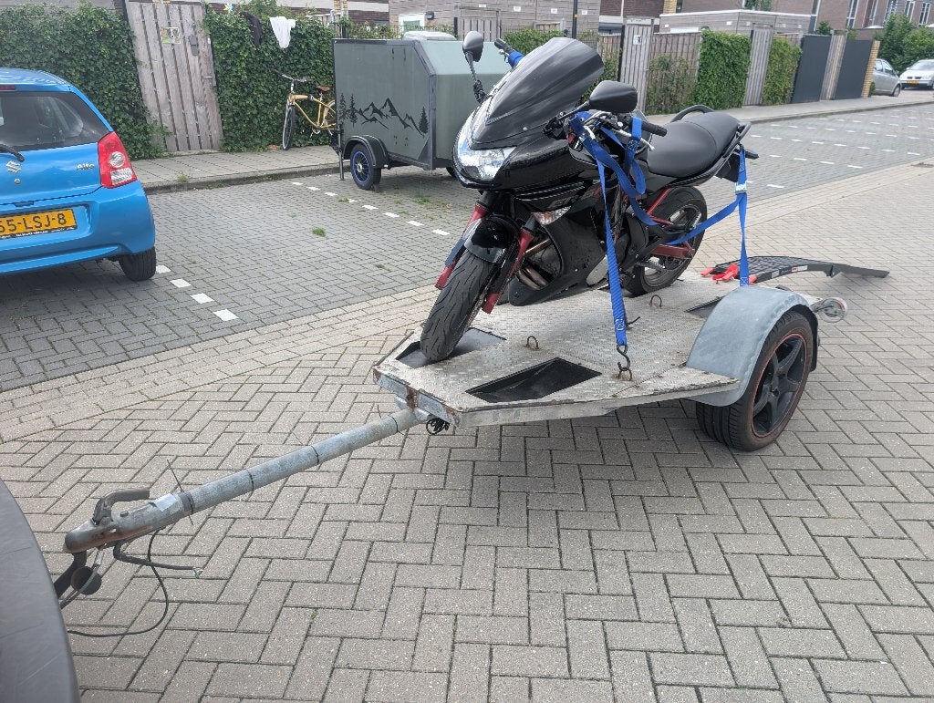 Motottrailer / Motoraanhanger, Ophalen of Verzenden, Gebruikt