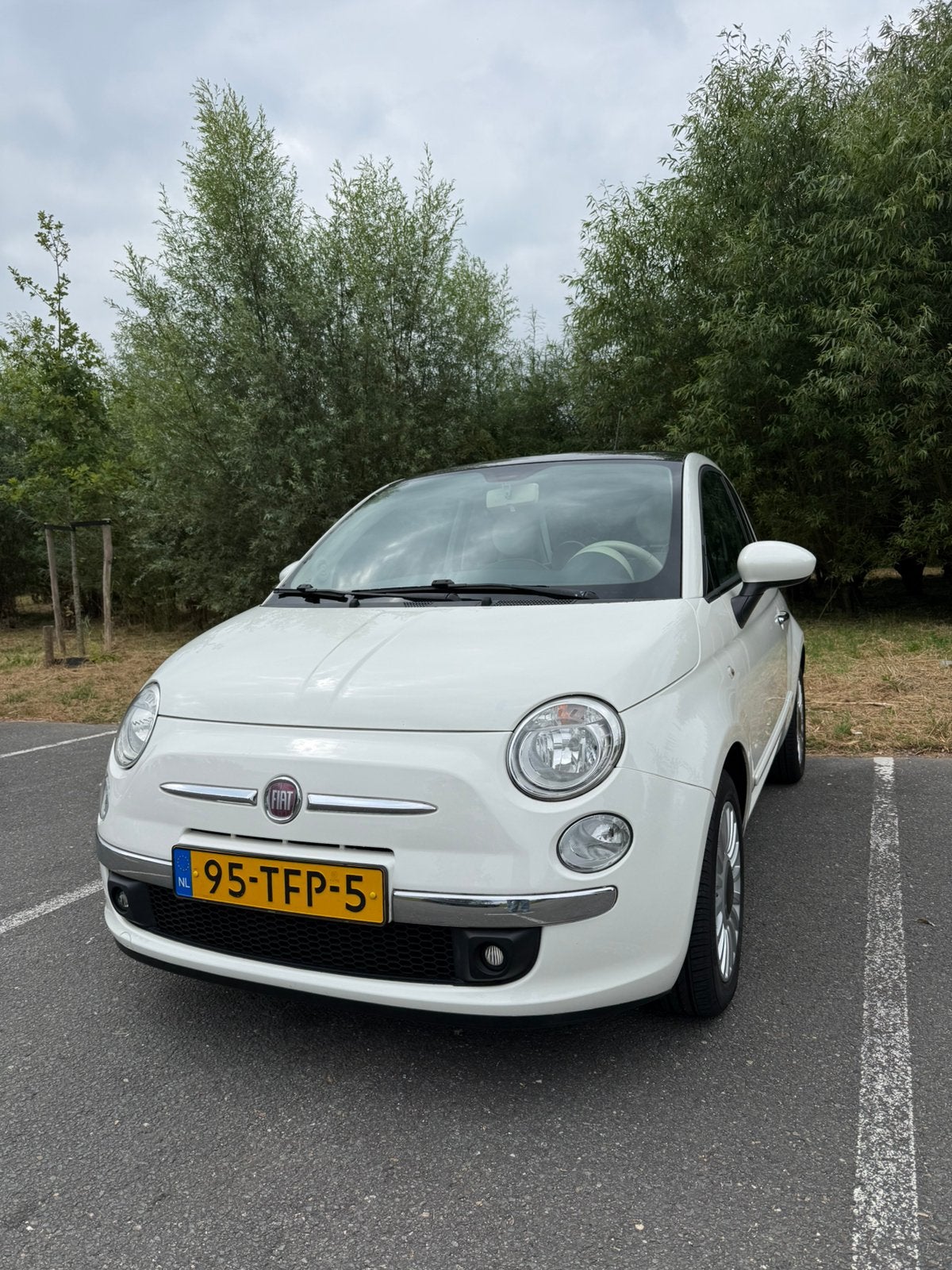Fiat 500 1.2 Lounge Panoramadak Bluetooth Airco Fiat500, Voorwielaandrijving, Stof, 4 cilinders, 840 kg