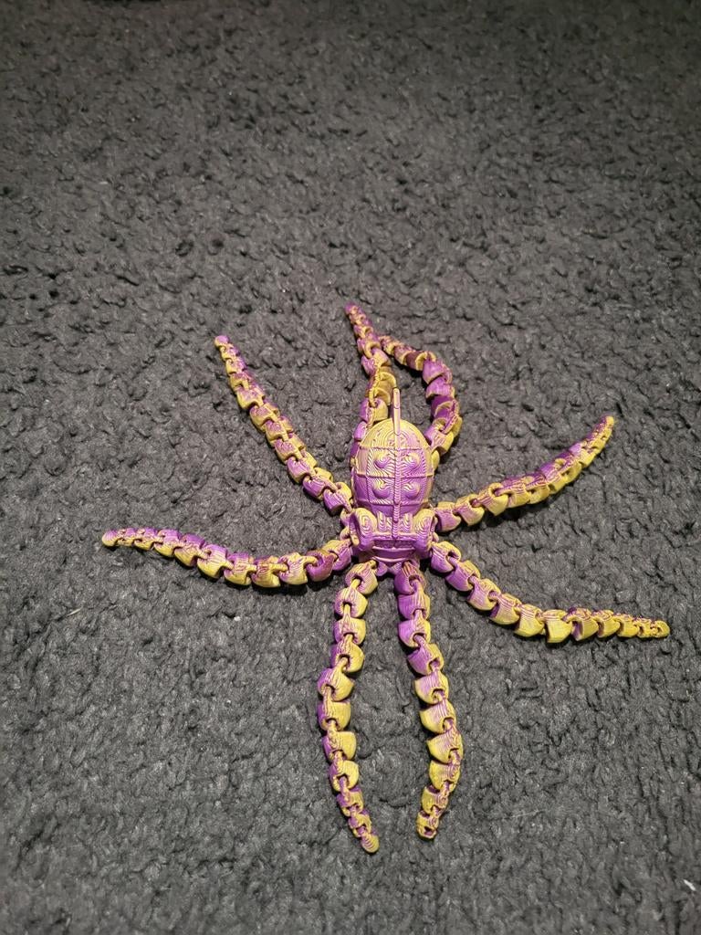 Mooie 3D geprinte flexibele octopus en infinity cube, Ophalen of Verzenden