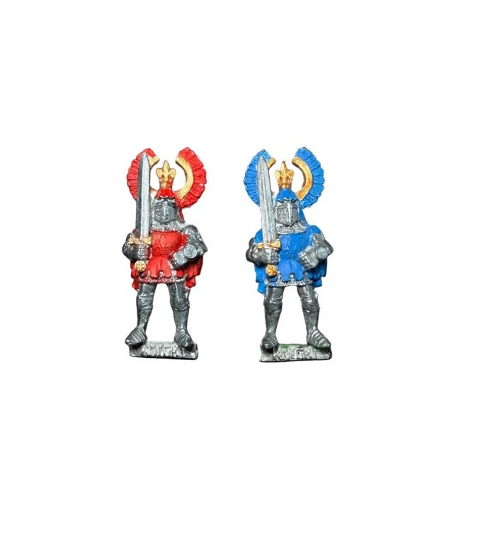 Warhammer Fantasy Bretonnia Questing Knight on Foot x 2, Hobby en Vrije tijd, ., Warhammer, Ophalen of Verzenden, Zo goed als nieuw