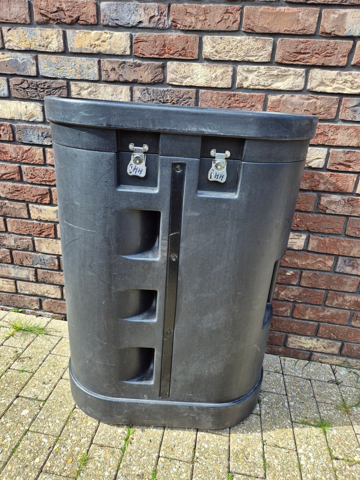 Zwarte transportkoffer op wielen, Ophalen, Gebruikt, 50 tot 100 cm, 75 – 100