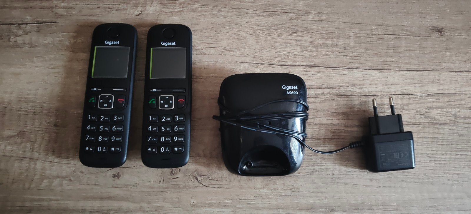 Gigaset AS690 Duo — vaste telefoon met 2 handsets, Ophalen of Verzenden, Gebruikt, 2 handsets