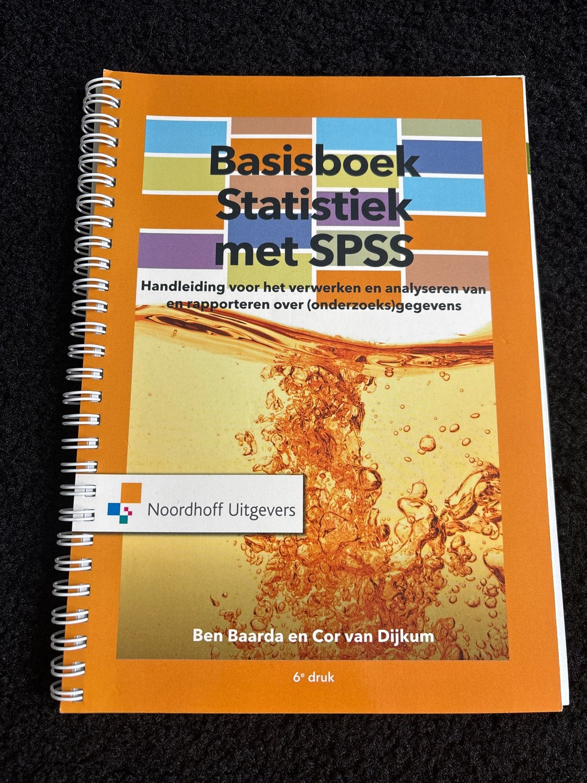 Basisboek Statistiek met SPSS - 6e druk, Ophalen of Verzenden, Gamma, Zo goed als nieuw, HBO