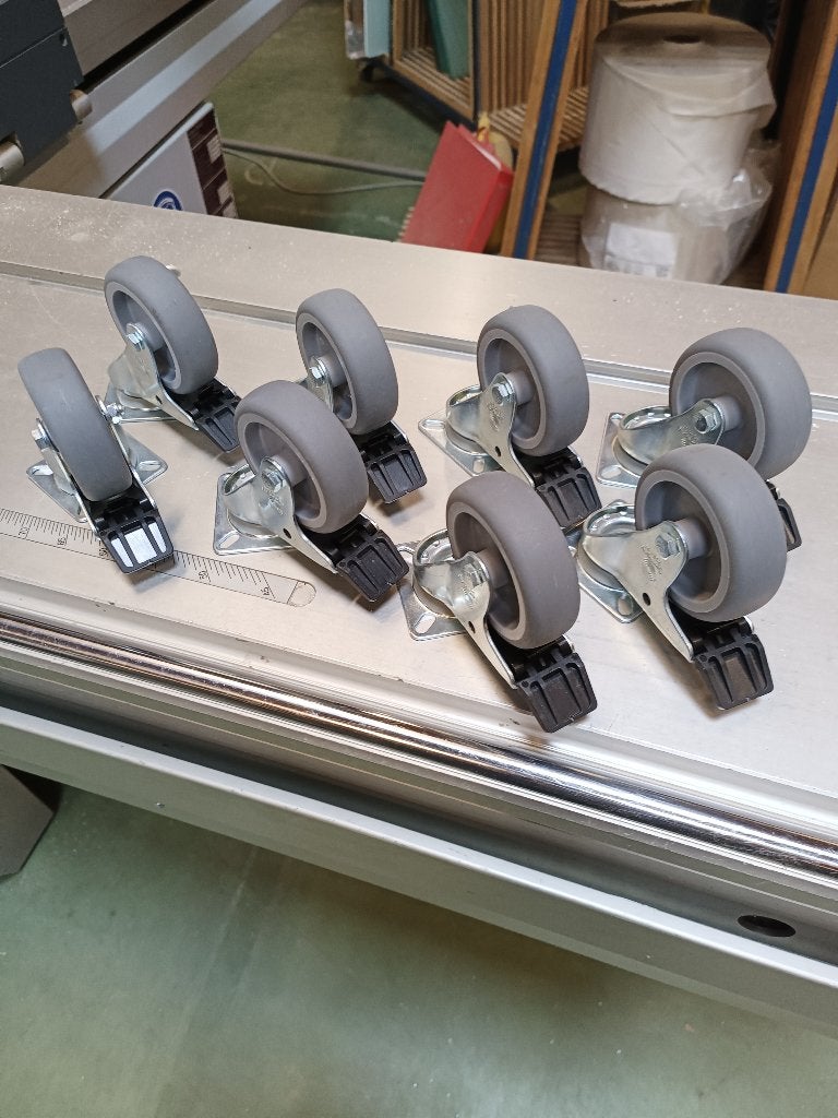 8 zwenk bokwiel 75 mm, Minder dan 60 liter, Ophalen, Nieuw, Overige typen