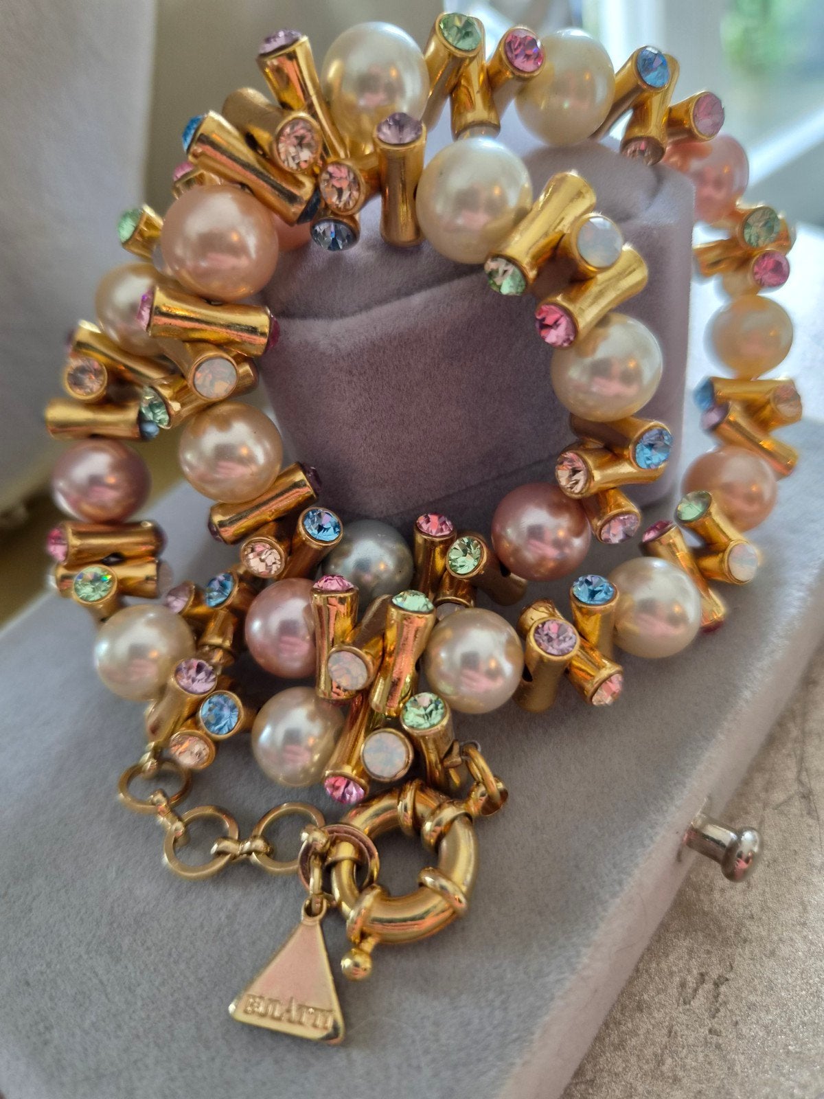 Prachtige Vintage Ermani Bulatti Ketting - Uniek Item, Sieraden, Tassen en Uiterlijk, Overige materialen, Ophalen of Verzenden