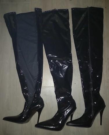 hoge hakken overknee hoge laarzen heels thigh high boots, Kleding | Dames, Schoenen, Ophalen, Hoge laarzen, Zwart, Nieuw