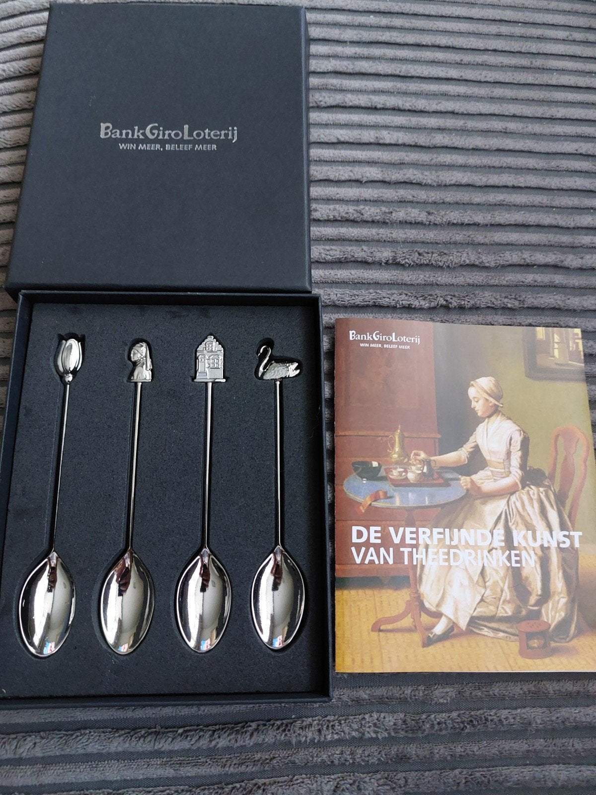 BankGiro Loterij Theelepels - Nederlandse Iconen, Ophalen of Verzenden
