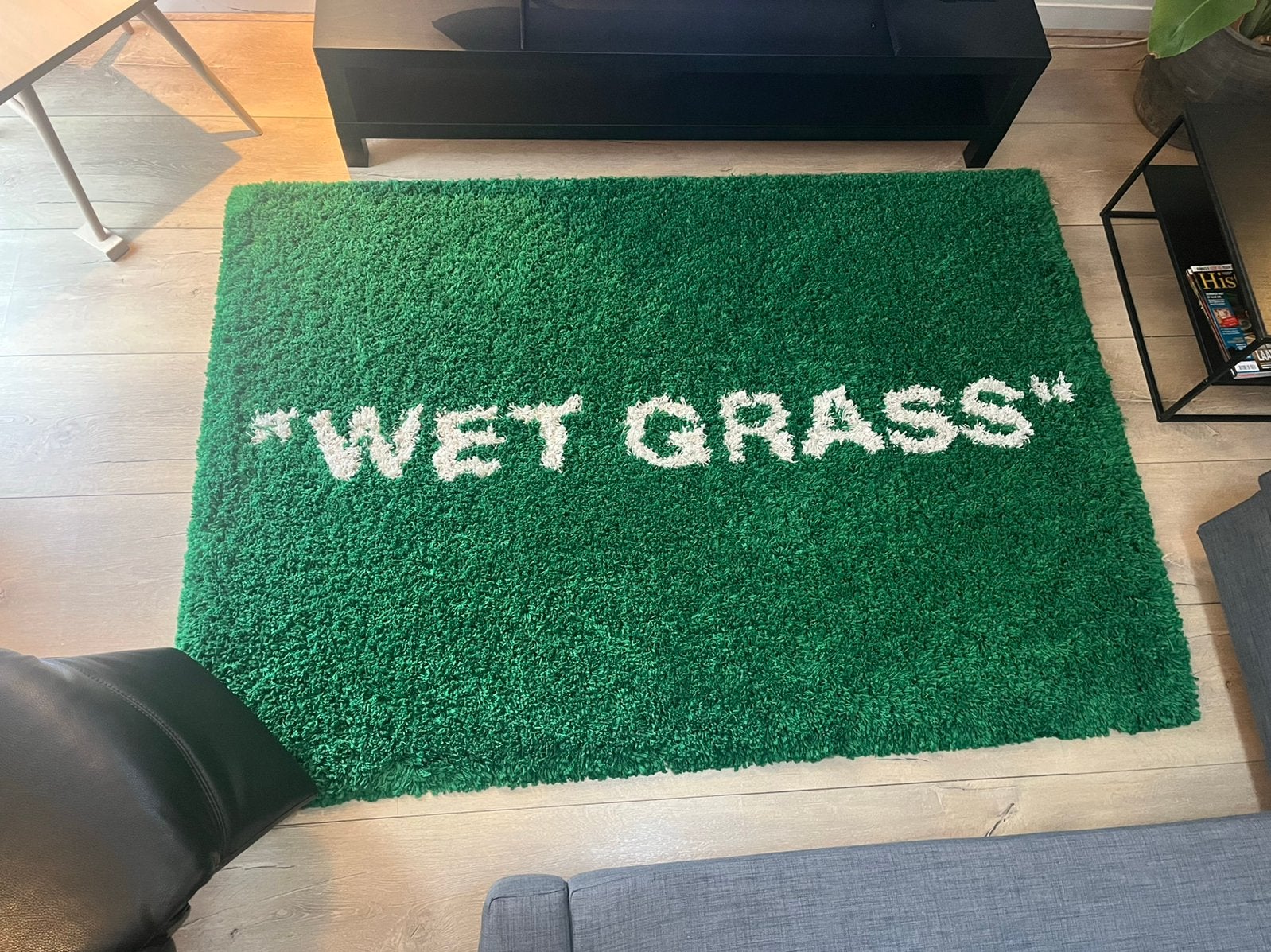 IKEA x Virgil Abloh "Wet Grass”, Ophalen, Gebruikt, 100 tot 150 cm, 150 tot 200 cm
