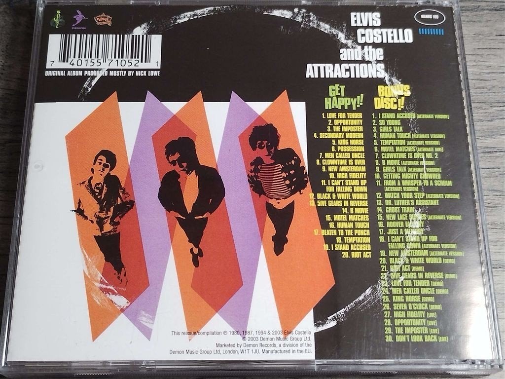 Elvis Costello And The Attractions – Get Happy!![2CD], Ophalen of Verzenden, Zo goed als nieuw, New wave