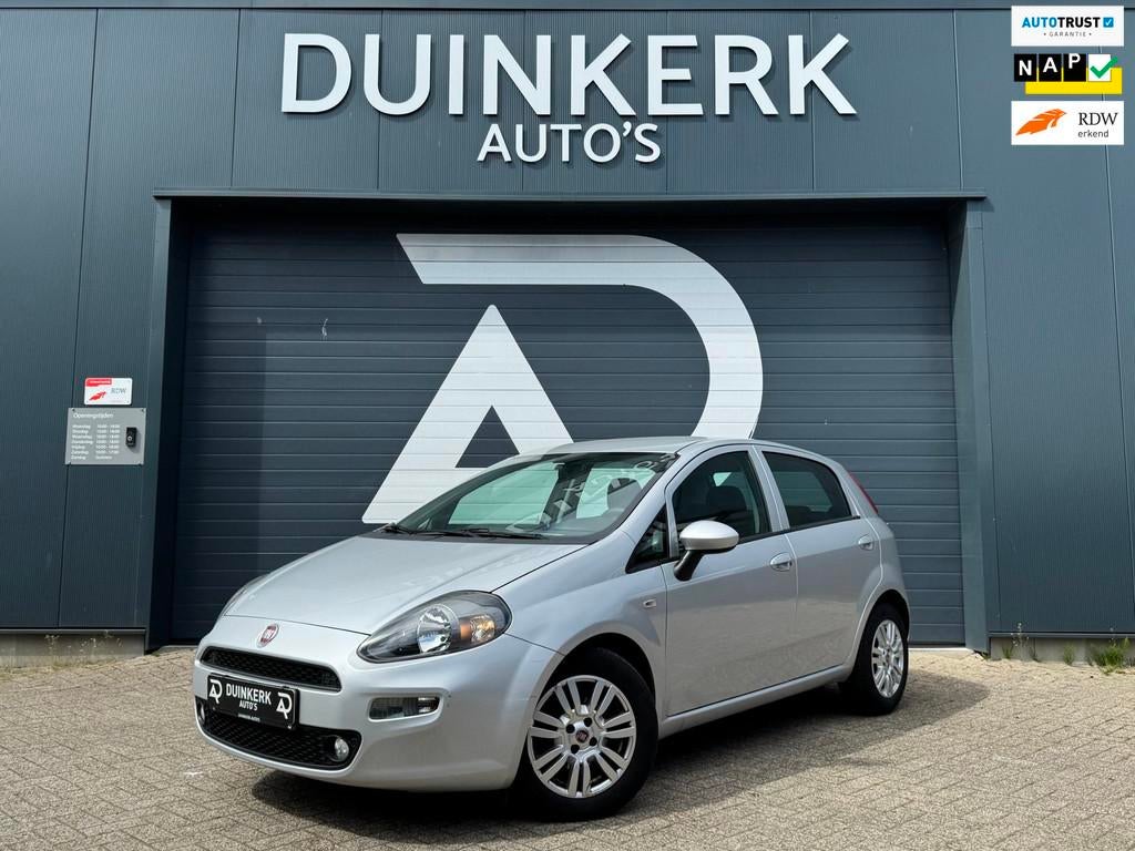 Fiat Punto Evo 0.9 TwinAir Lounge | Airco | Parkeersensoren, Voorwielaandrijving, Stof, Gebruikt, 100 pk