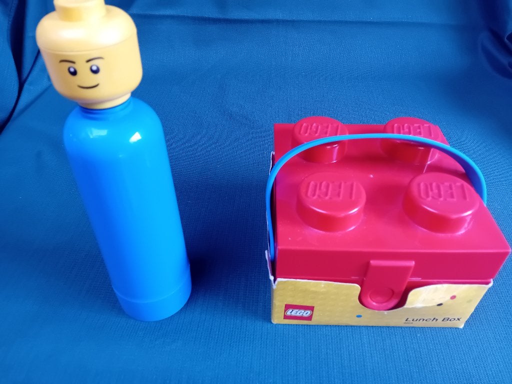 Lego fles en lunch box., Ophalen of Verzenden, Nieuw, Overige typen, Lego