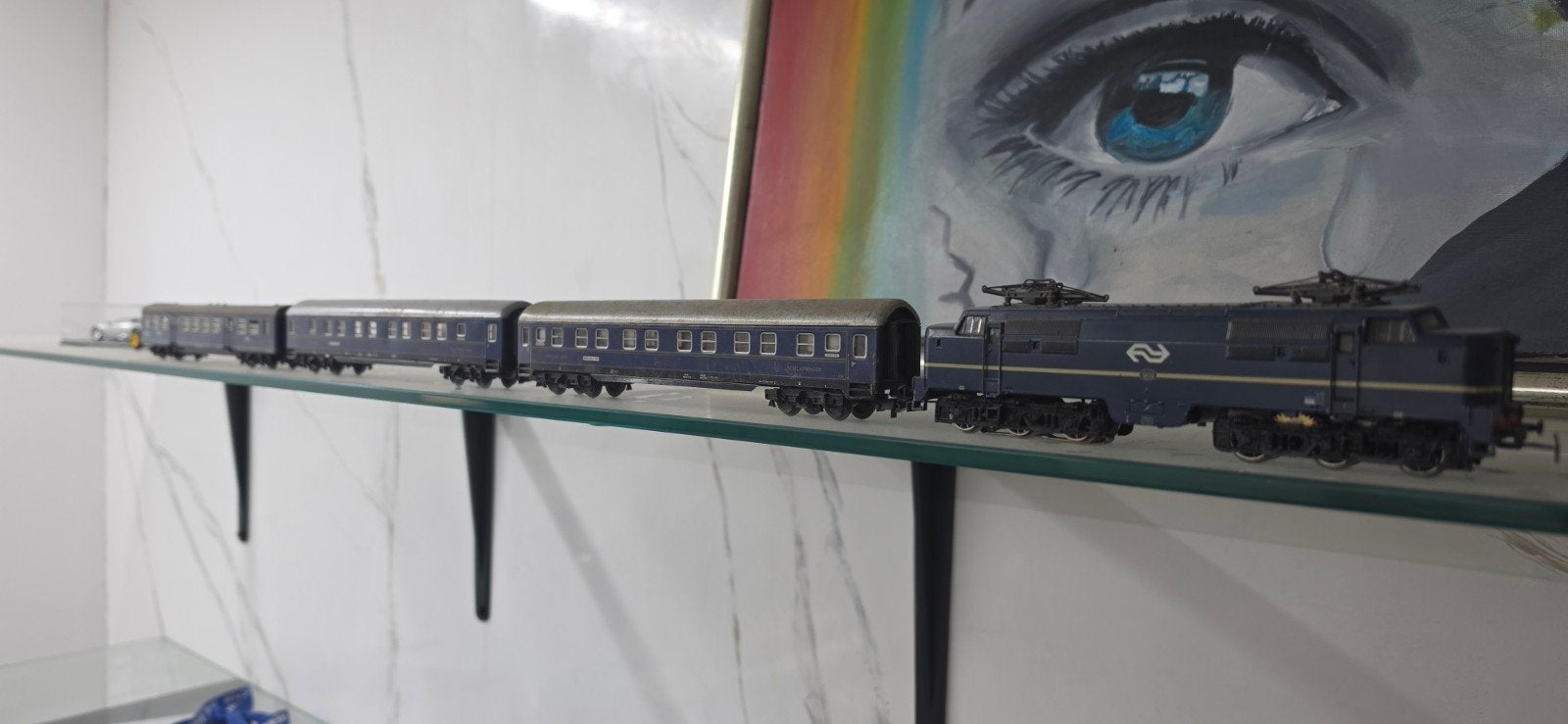 Märklin NS Treinset met Locomotief en Wagons, Ophalen of Verzenden, Gebruikt