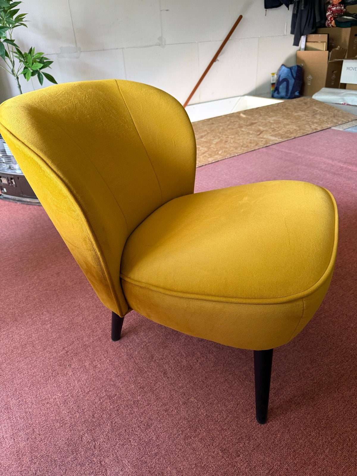 Woood fauteuil Sara Oker, Ophalen, Twee, Overige kleuren, Zo goed als nieuw