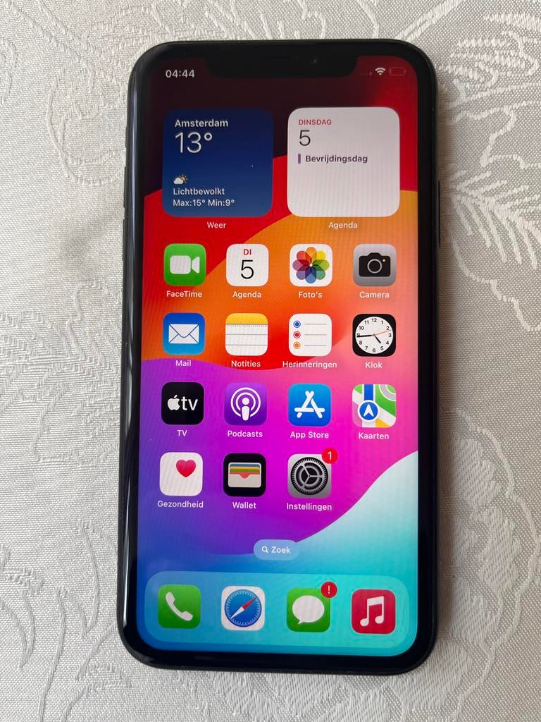 iPhone XR 64GB Zwart - Batterij 91 - Zo goed als nieuw, Ophalen, Zwart, IPhone XR, Zo goed als nieuw