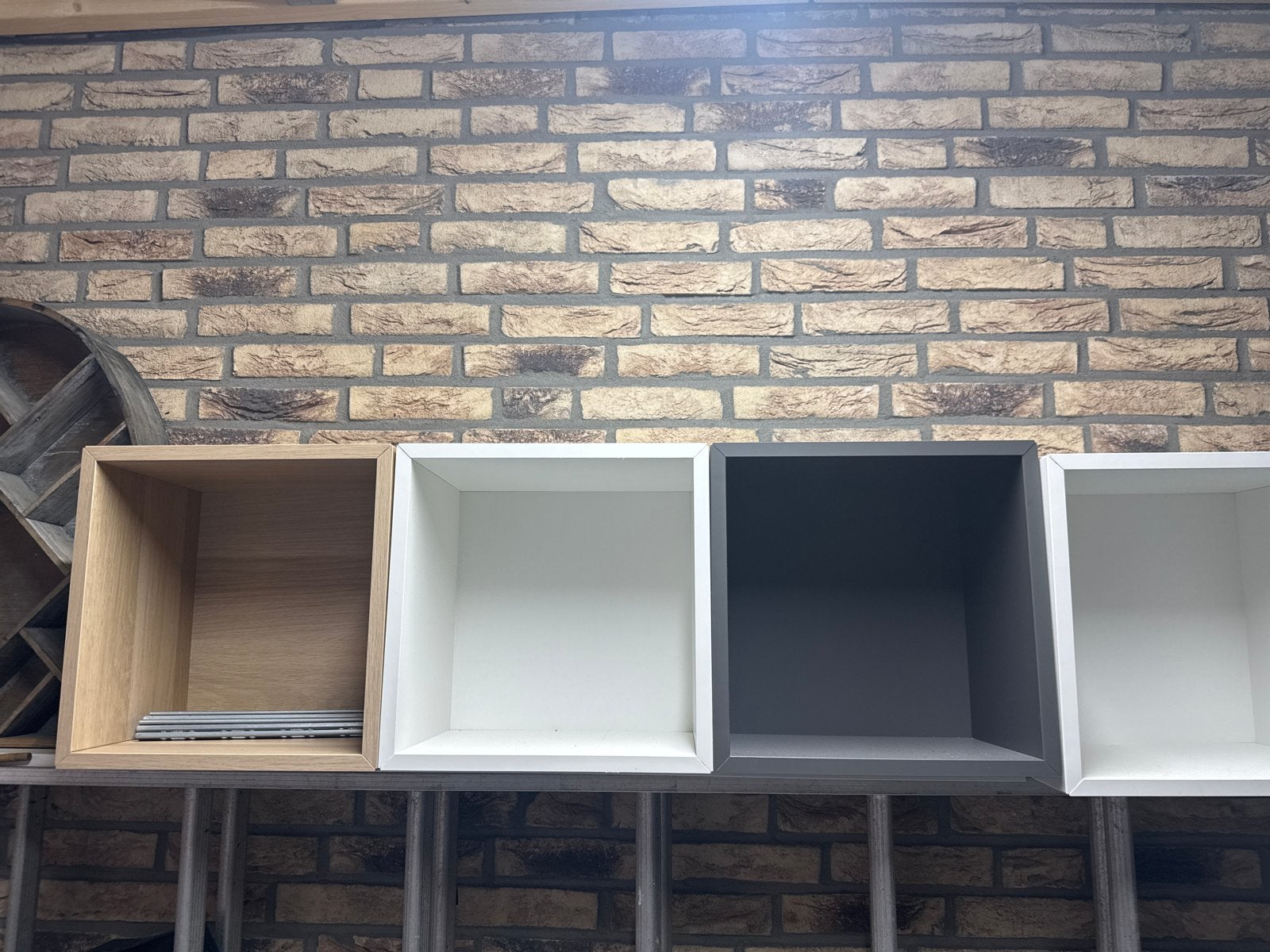 Set van 6 wandkubussen in div. kleuren van Ikea Eket serie, Huis en Inrichting, Kasten | Overige, Ophalen, Gebruikt
