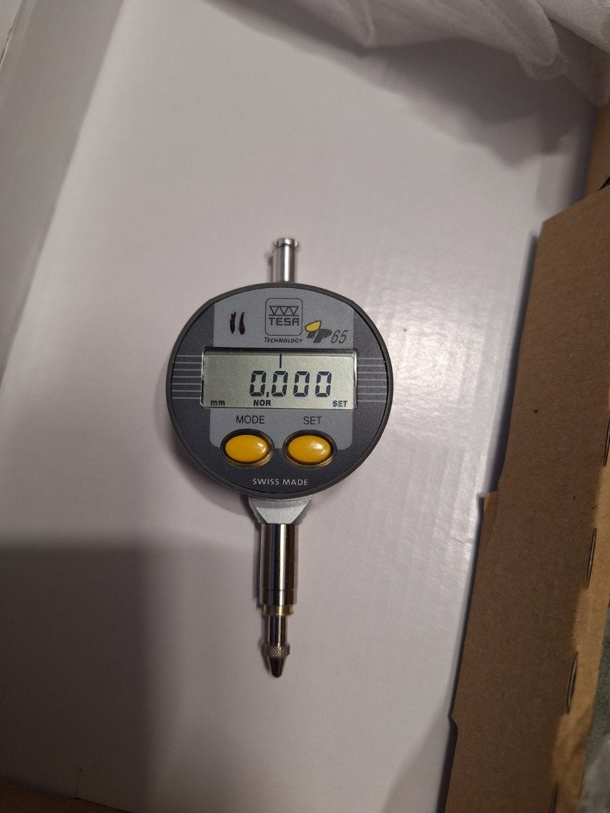 Digitale meetklok Tesa DIGICO nauwkeurigheid 0,001 IP67, Ophalen of Verzenden, Metaaldraaibank