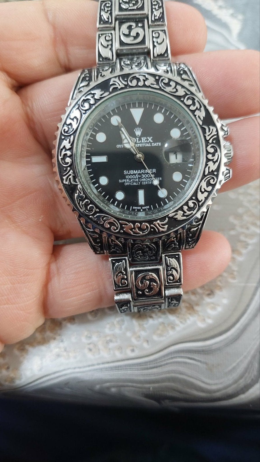 Rolex watch, Ophalen of Verzenden, Groen, Jongen of Meisje