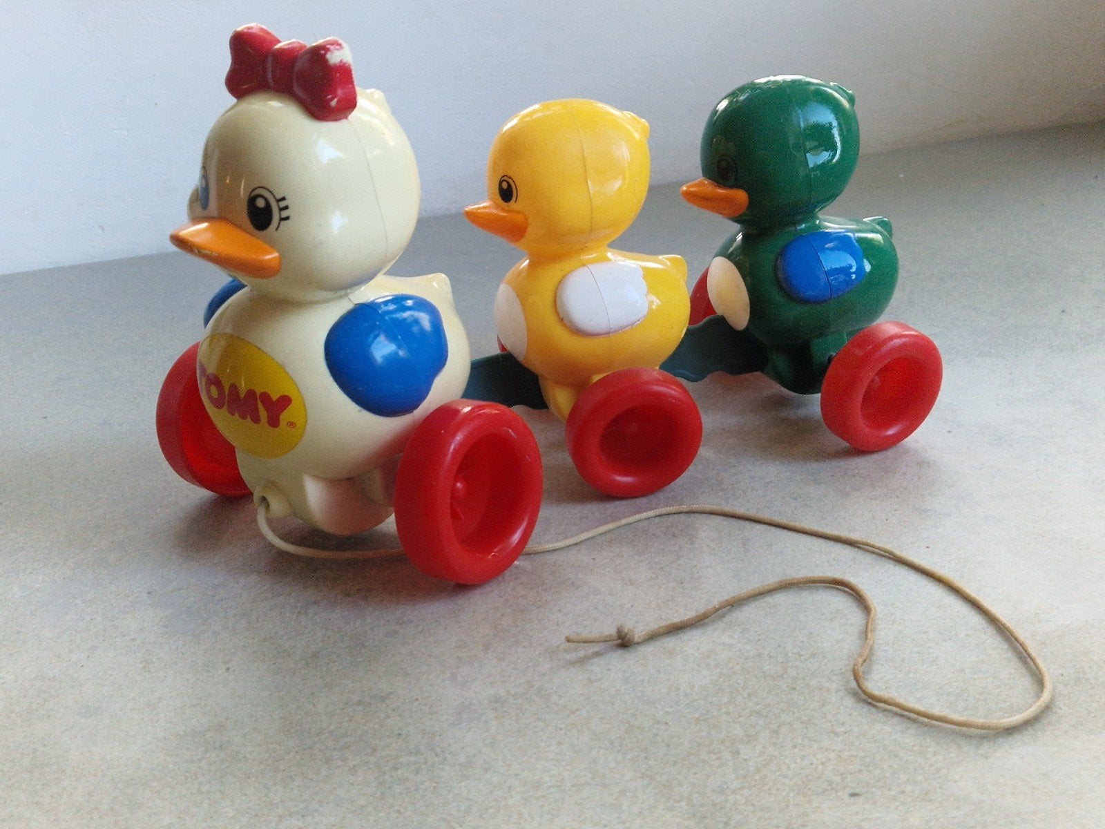 Vintage wiebel eenden Tomy, Ophalen of Verzenden, Jongen of Meisje