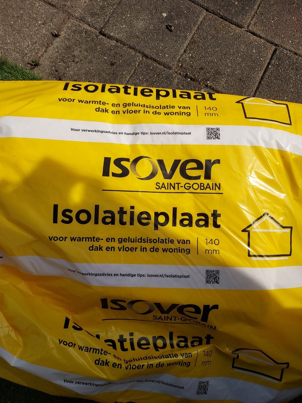 ISOVER Isolatieplaat 140mm - ca. 1½m², Ophalen, Dakisolatie, 12 cm of meer, Nieuw