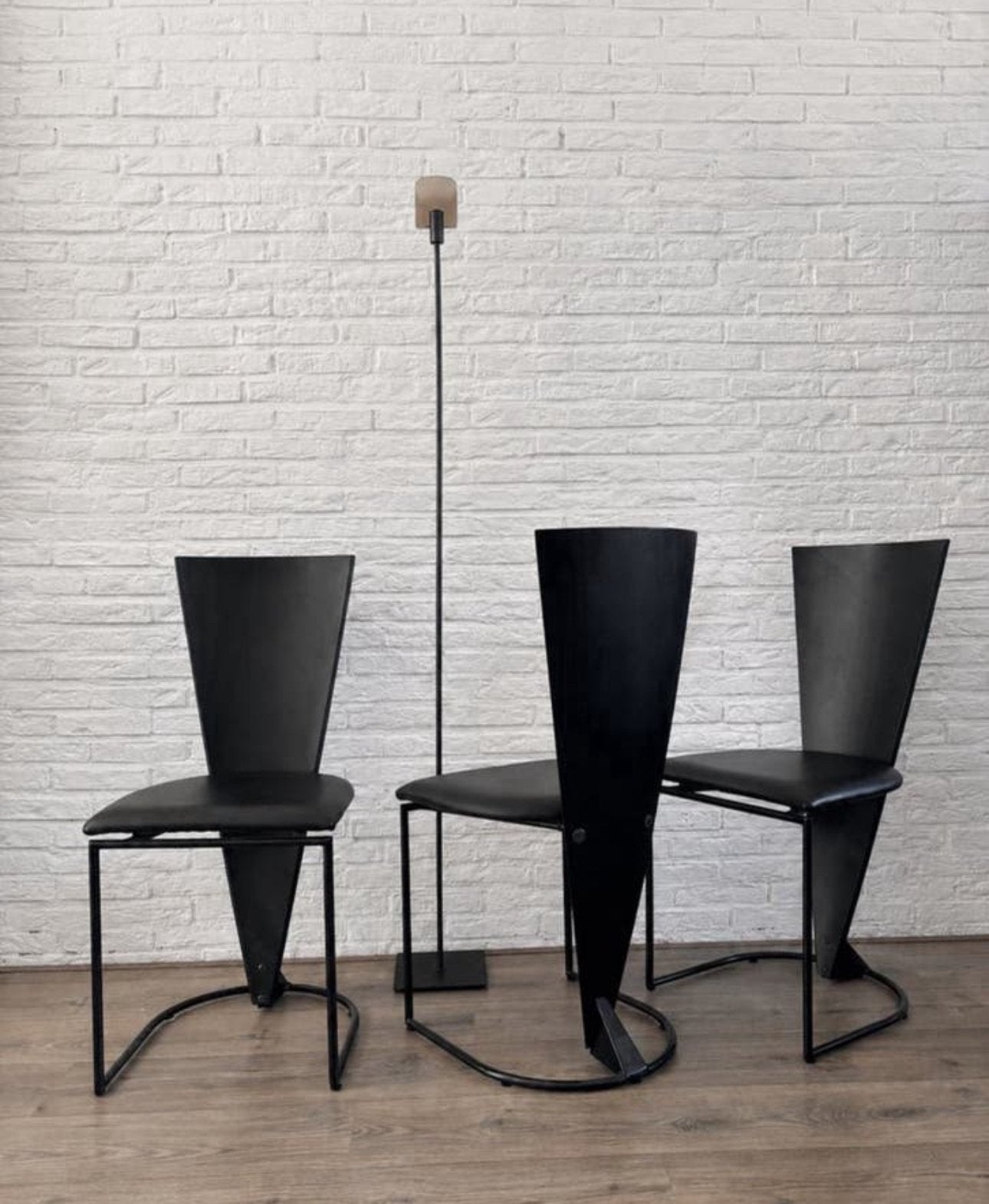 Harvink 'Zino' 3 stoelen jaren 80, Ophalen, Zo goed als nieuw, Metaal