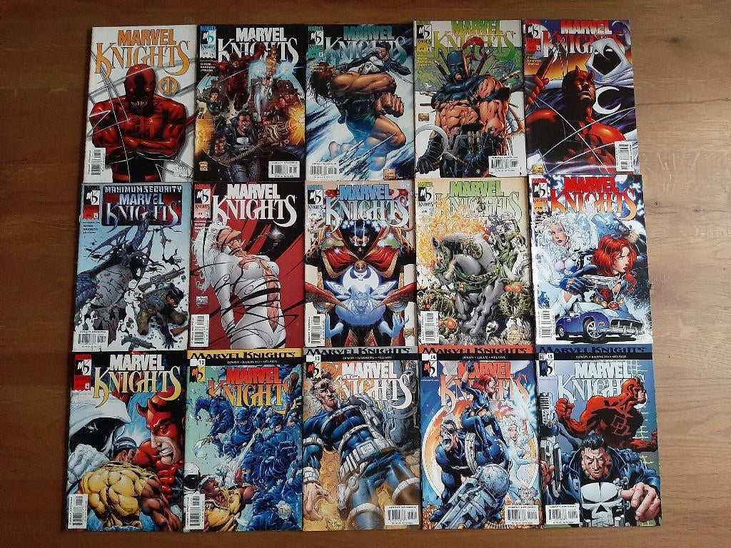 Marvel Knights (2000 Marvel) # 1-15 (complete serie), Boeken, Strips | Comics, Complete serie of reeks, Ophalen of Verzenden, Zo goed als nieuw