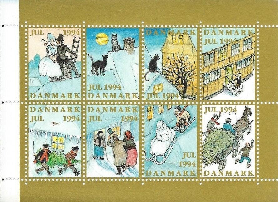 Denemarken - Kerst 1994 - Drukproces - Setje - Postfris, Ophalen of Verzenden, Denemarken, Postfris