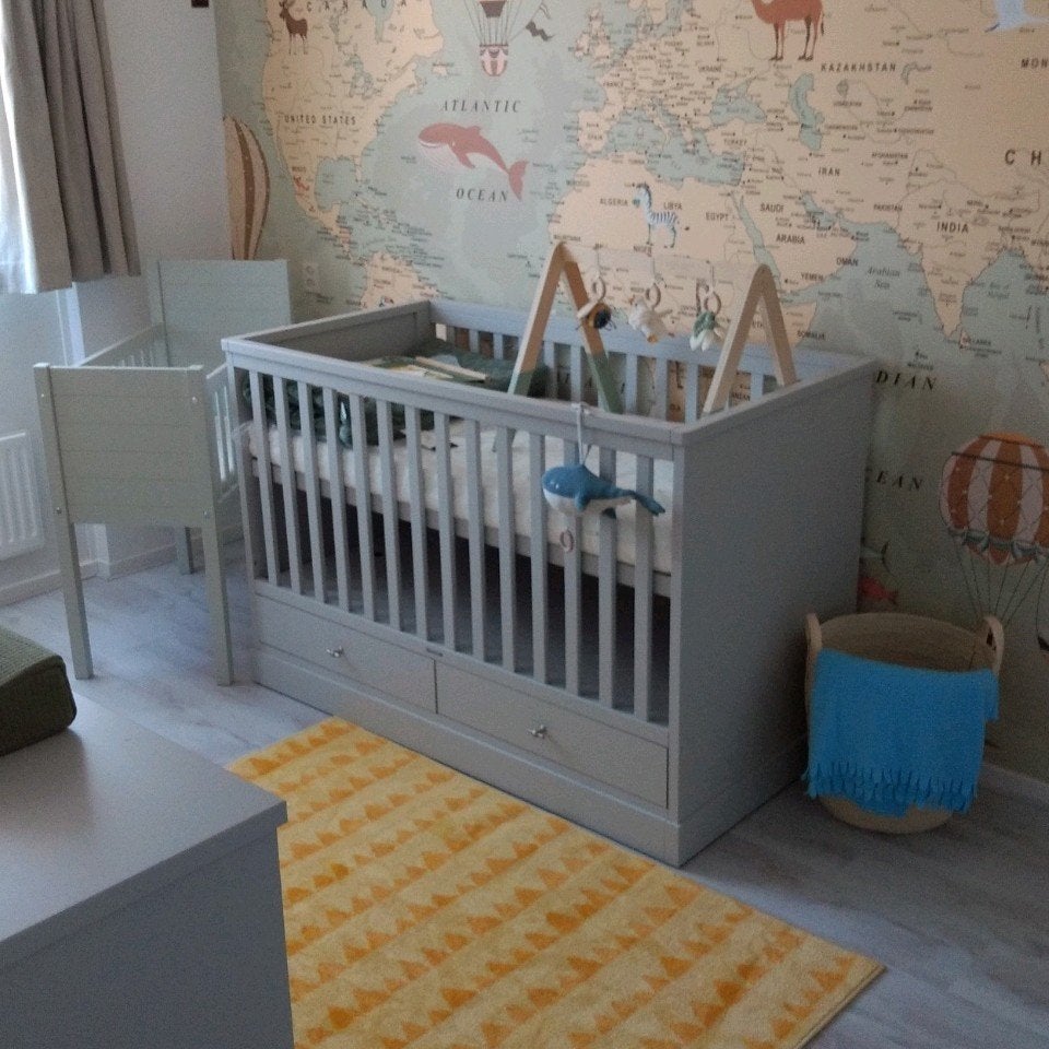 Grote ledikant 70x140 cm Kidsmill Newport, Ophalen, Gebruikt, 70 tot 85 cm, 140 tot 160 cm