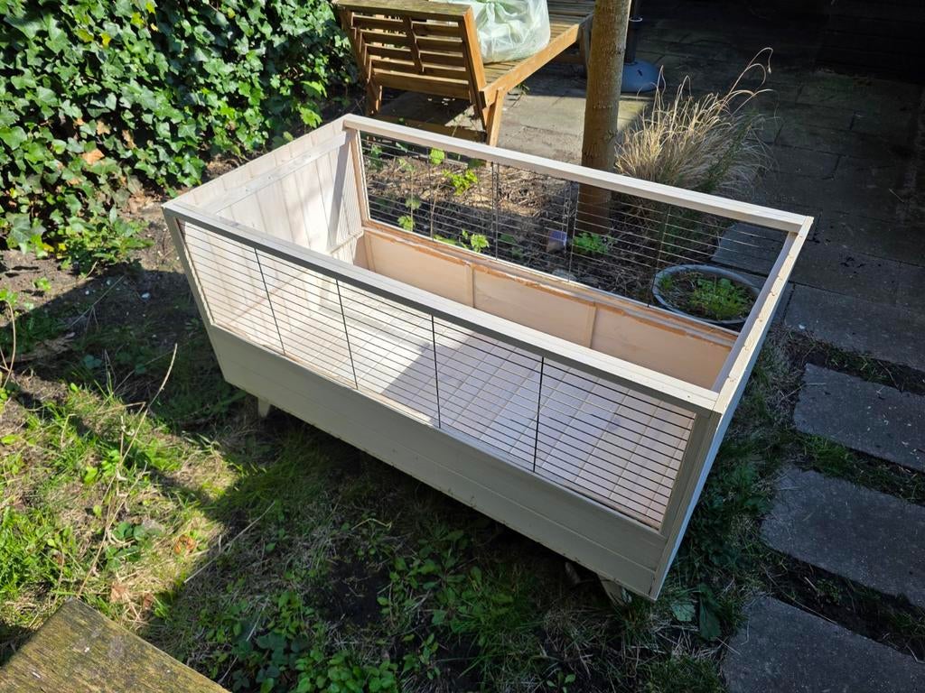 Caviahok Beeztees Alby, Dieren en Toebehoren, Knaagdieren en Konijnen | Hokken en Kooien, Ophalen, 60 tot 90 cm, Hok, Cavia