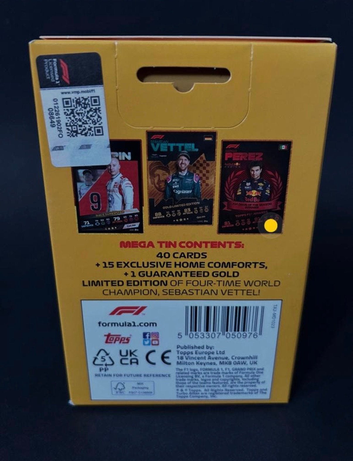 Topps, F1 Turbo Attax Mega Tin, 2021, Ophalen of Verzenden, Zo goed als nieuw