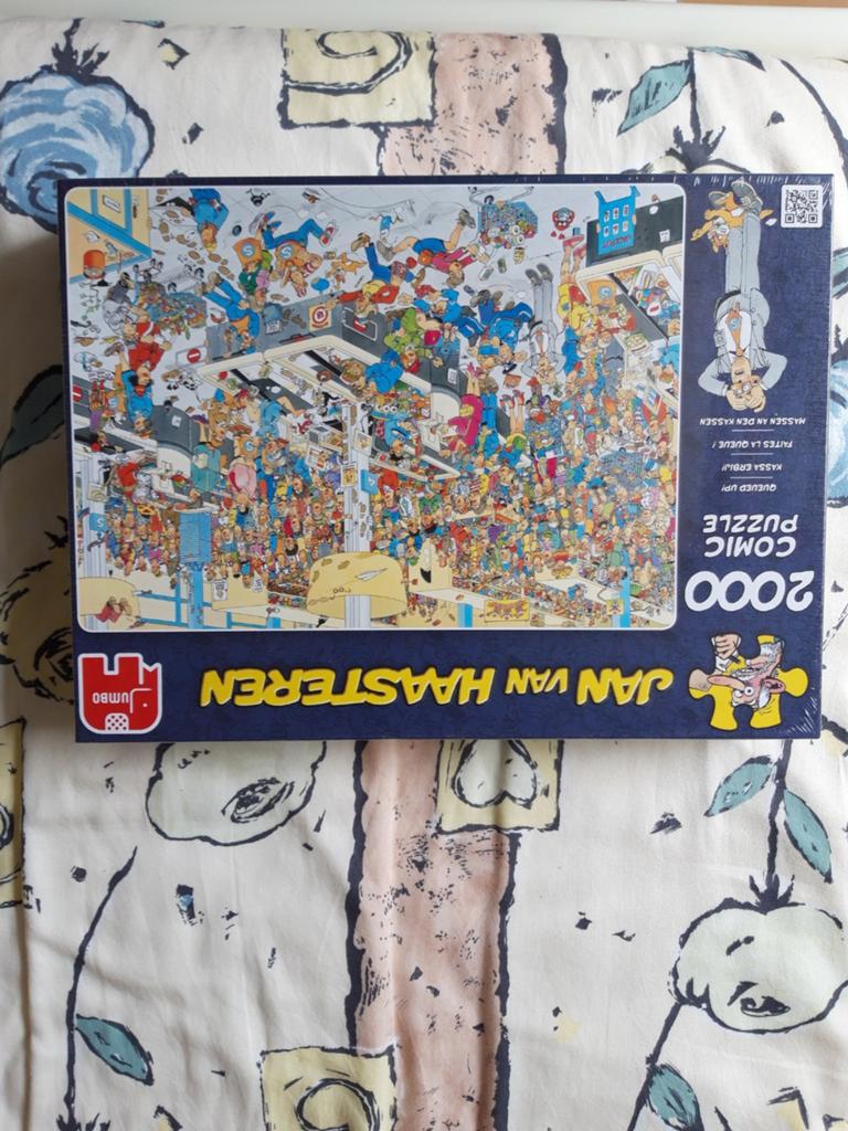 Te koop Jan van Haasteren puzzel Kassa erbij.  2000 stukjes, Ophalen of Verzenden, Meer dan 1500 stukjes