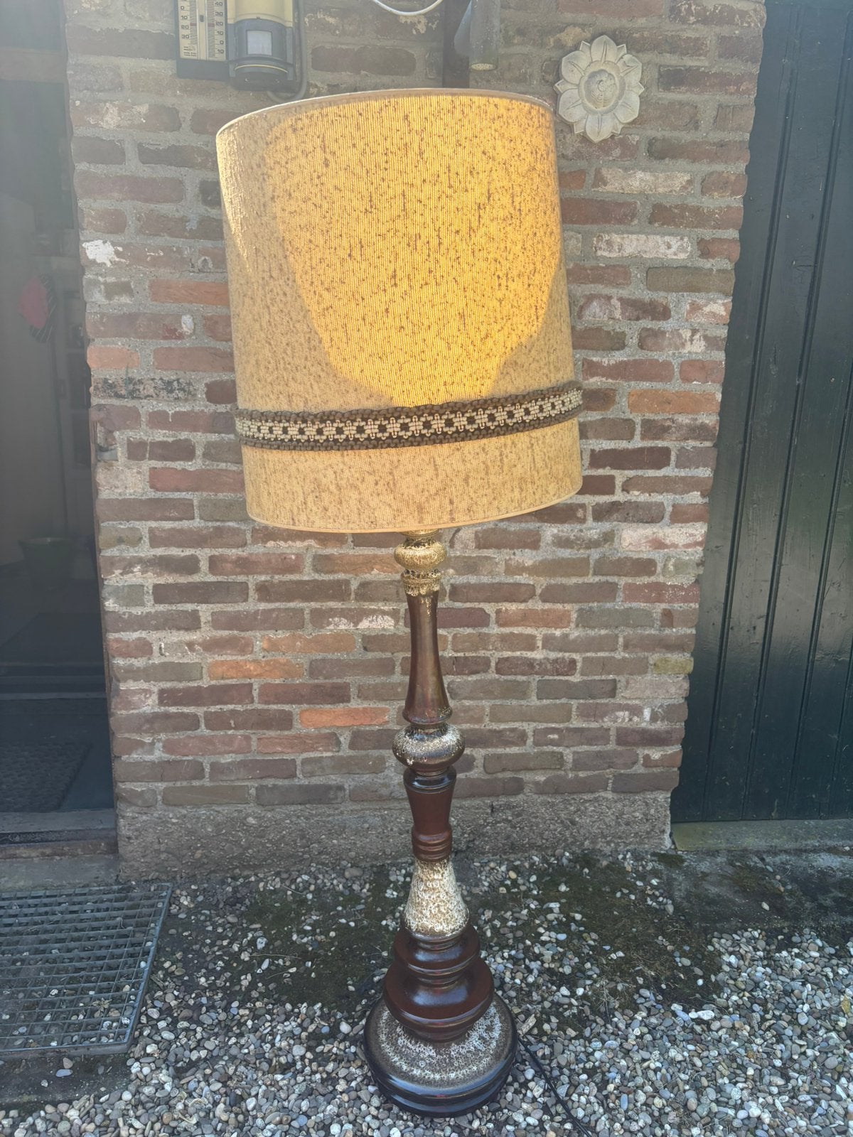 Brocante vloerlamp, Ophalen, Gebruikt