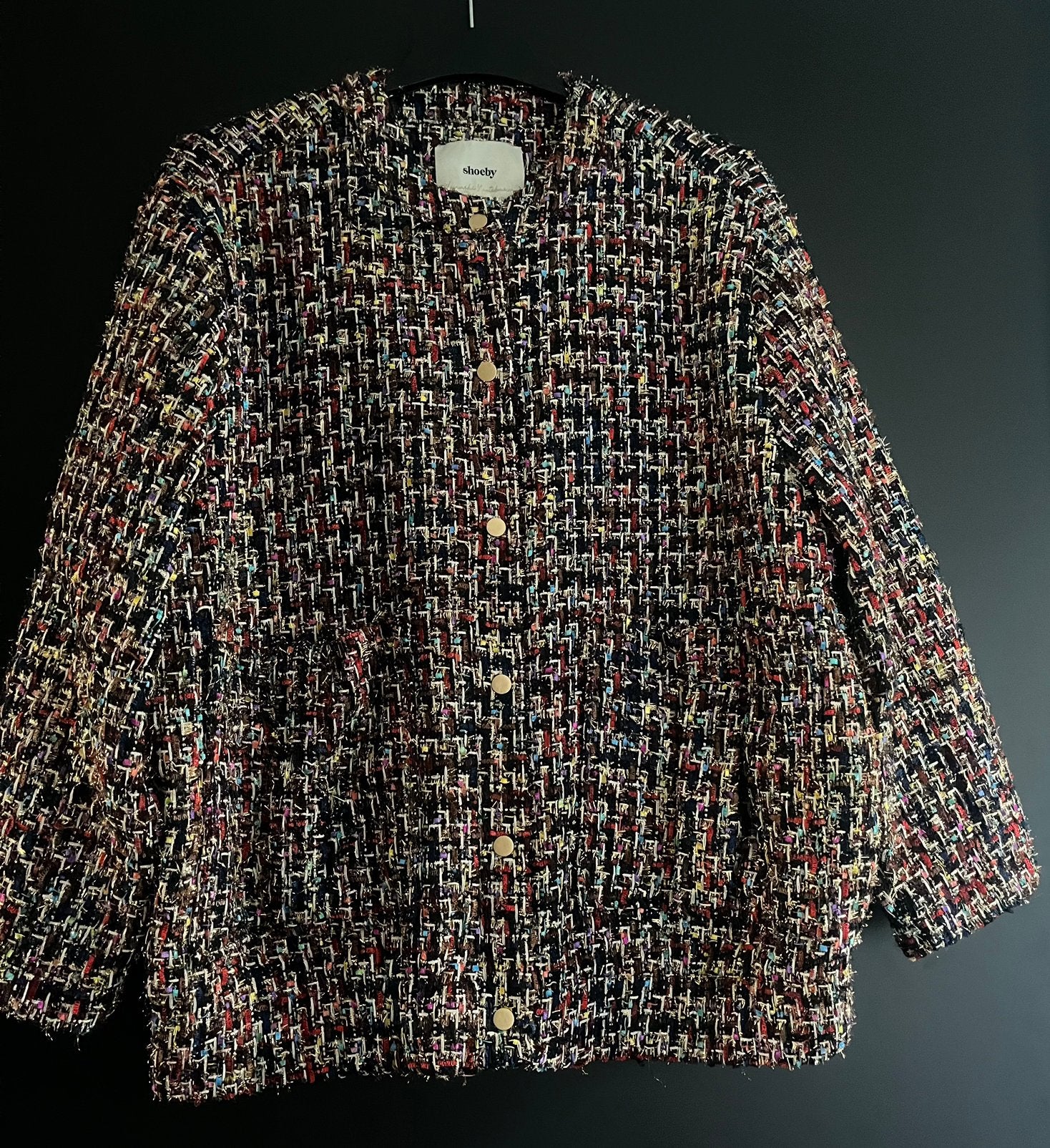Geweldige jas van Lonneke Nooteboom maat M / L / XL, Ophalen of Verzenden, Nieuw, Maat 38/40 (M), Meerkleurig