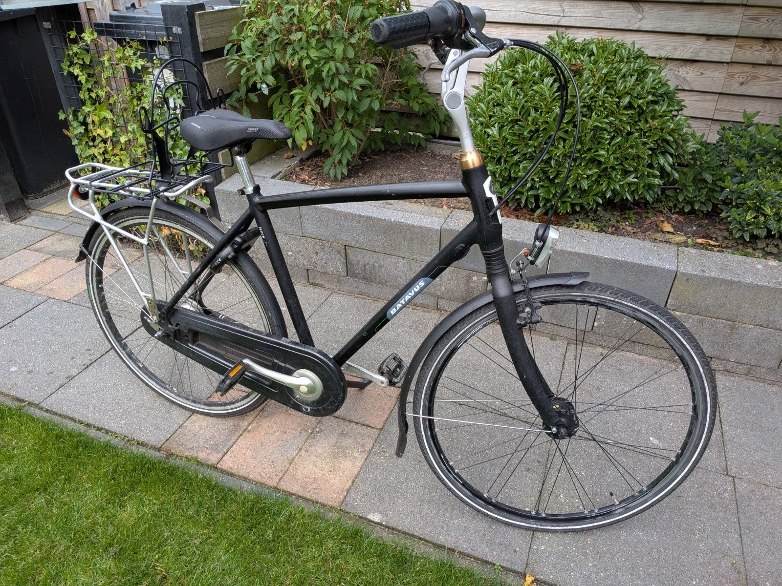 Batavus herenfiets - gebruikt - 53cm, Ophalen, Gebruikt, Velgrem, Versnellingen