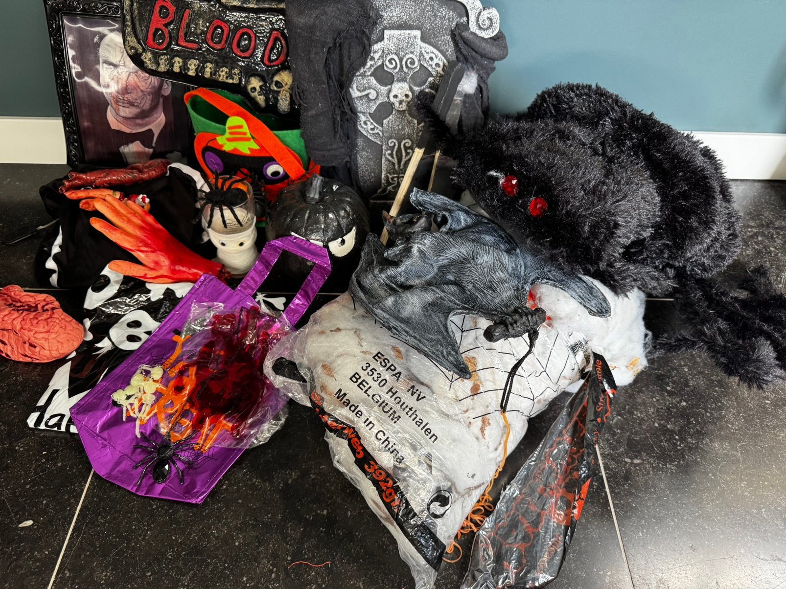 Halloween versieringen, Hobby en Vrije tijd, Ophalen of Verzenden, Zo goed als nieuw, Feestartikel, Halloween of Griezel