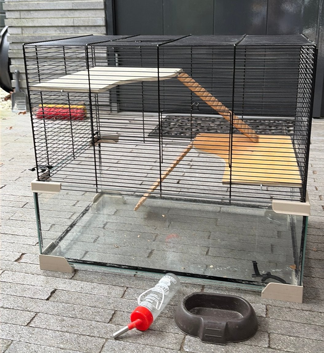 Grote hamsterkooi, Dieren en Toebehoren, Ophalen, Gebruikt, 60 tot 90 cm, 75 tot 110 cm