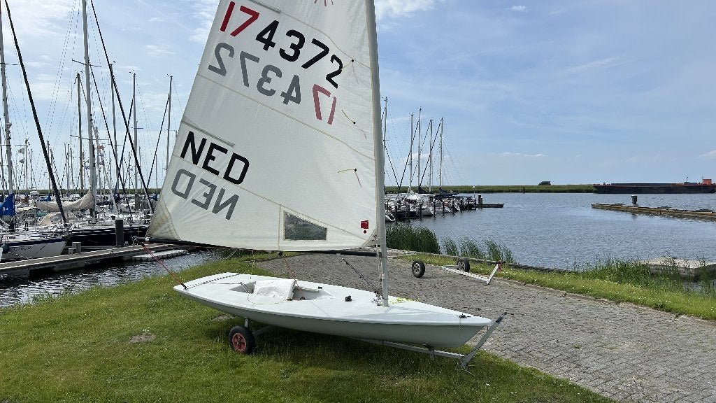 Voormalige wedstrijd Laser ILCA Compleet en in goede staat, Watersport en Boten, Ophalen, Laser, Gebruikt, 4 m