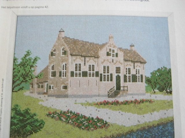 Borduurpatroon  Boerderij  Zuid - Holland  nr 4850 do, Verzenden, Nieuw, Handborduren, Patroon