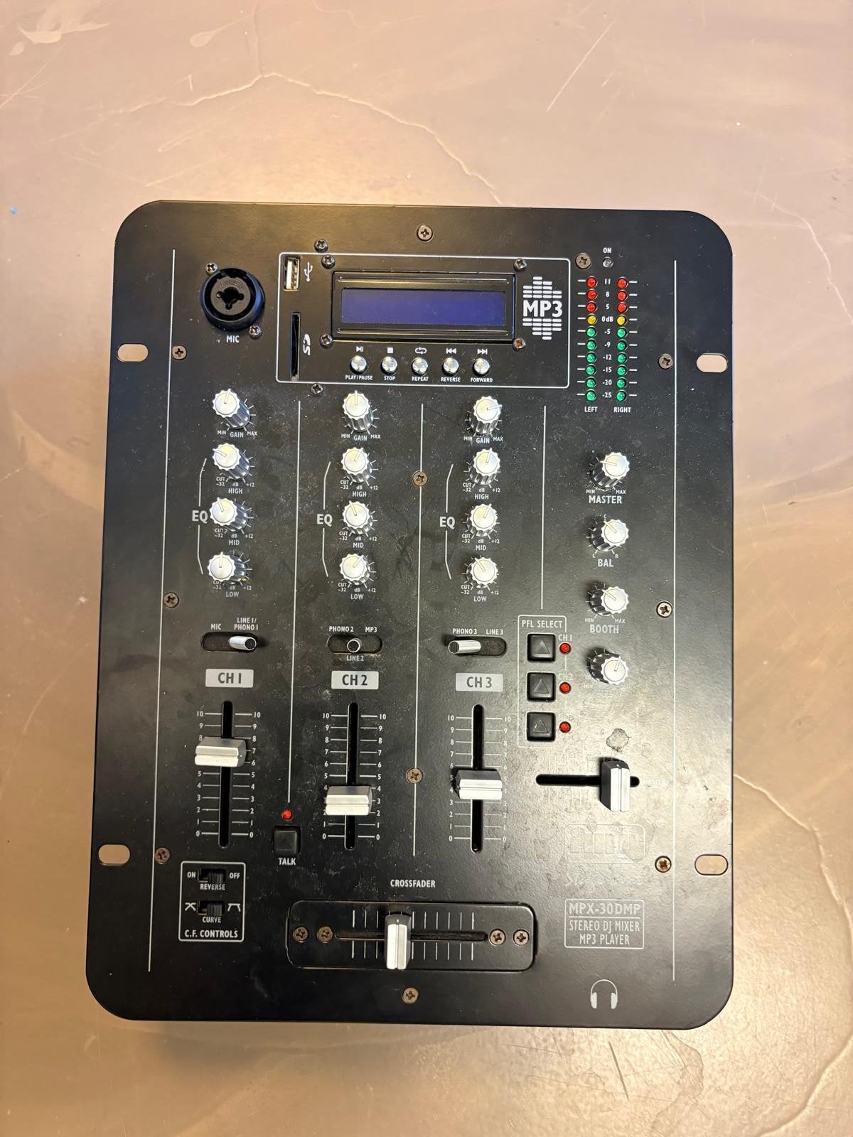 MPX-30DMP Stereo DJ Mixer met MP3-speler, Muziek en Instrumenten, Ophalen, Gebruikt, Dj-set, Overige merken