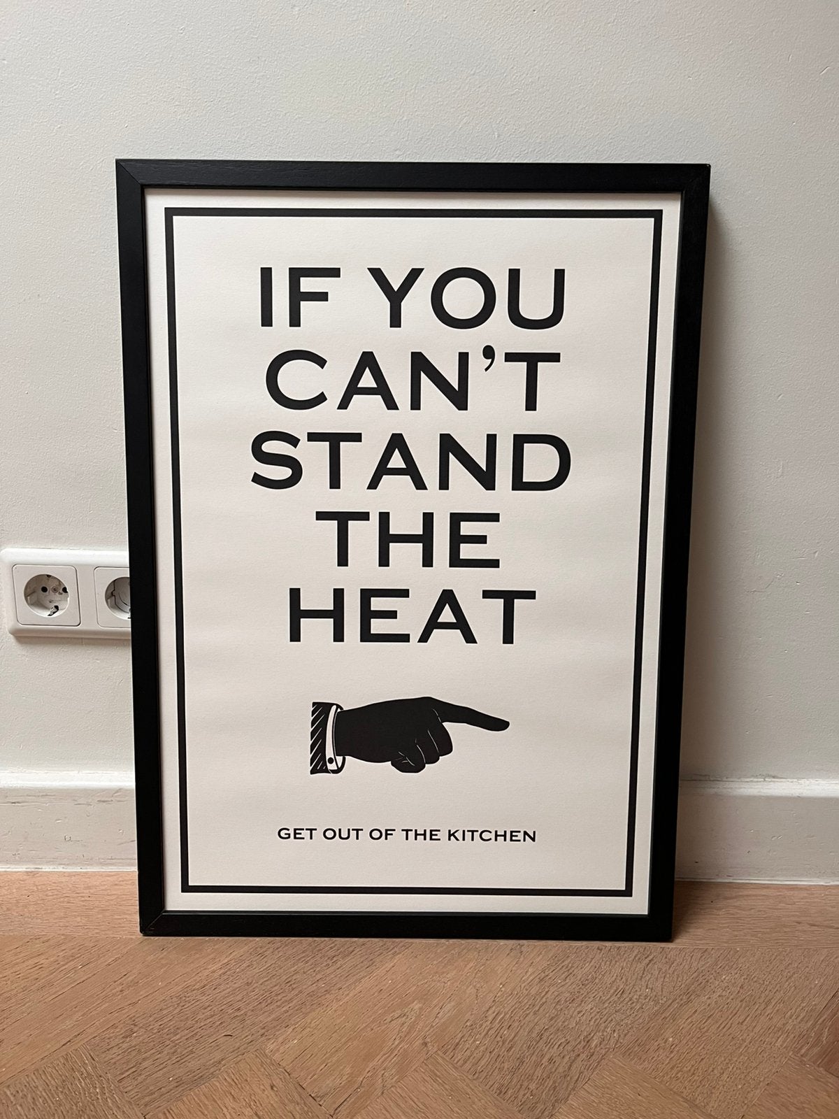 Poster in lijst., Ophalen, Zo goed als nieuw, Minder dan 50 cm, Print
