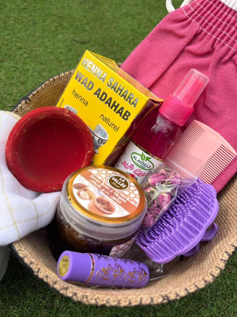 Marokkaanse hammam set!, Ophalen of Verzenden, Nieuw, Bad & Douche