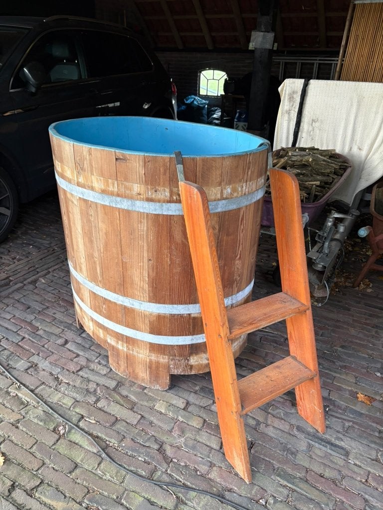 Gebruikte houten dompelbad, Ophalen, Gebruikt, Trap, Vast