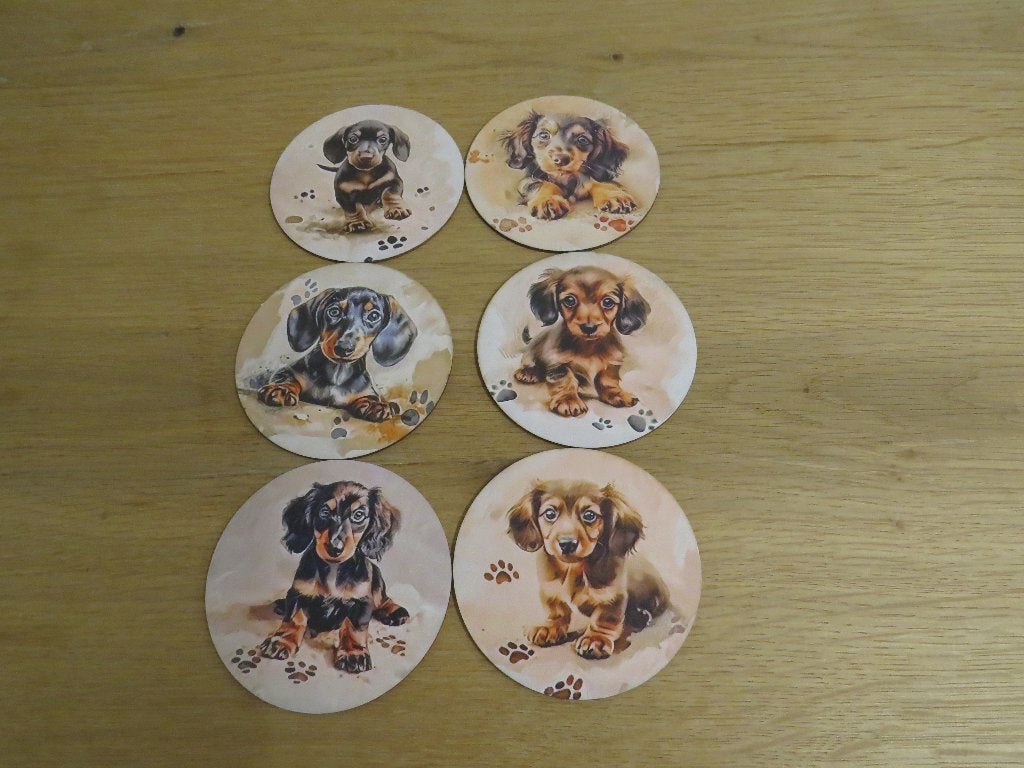 onderzetters  div soorten met teckel en honden, Huis en Inrichting, Ophalen of Verzenden, Nieuw, Kurk