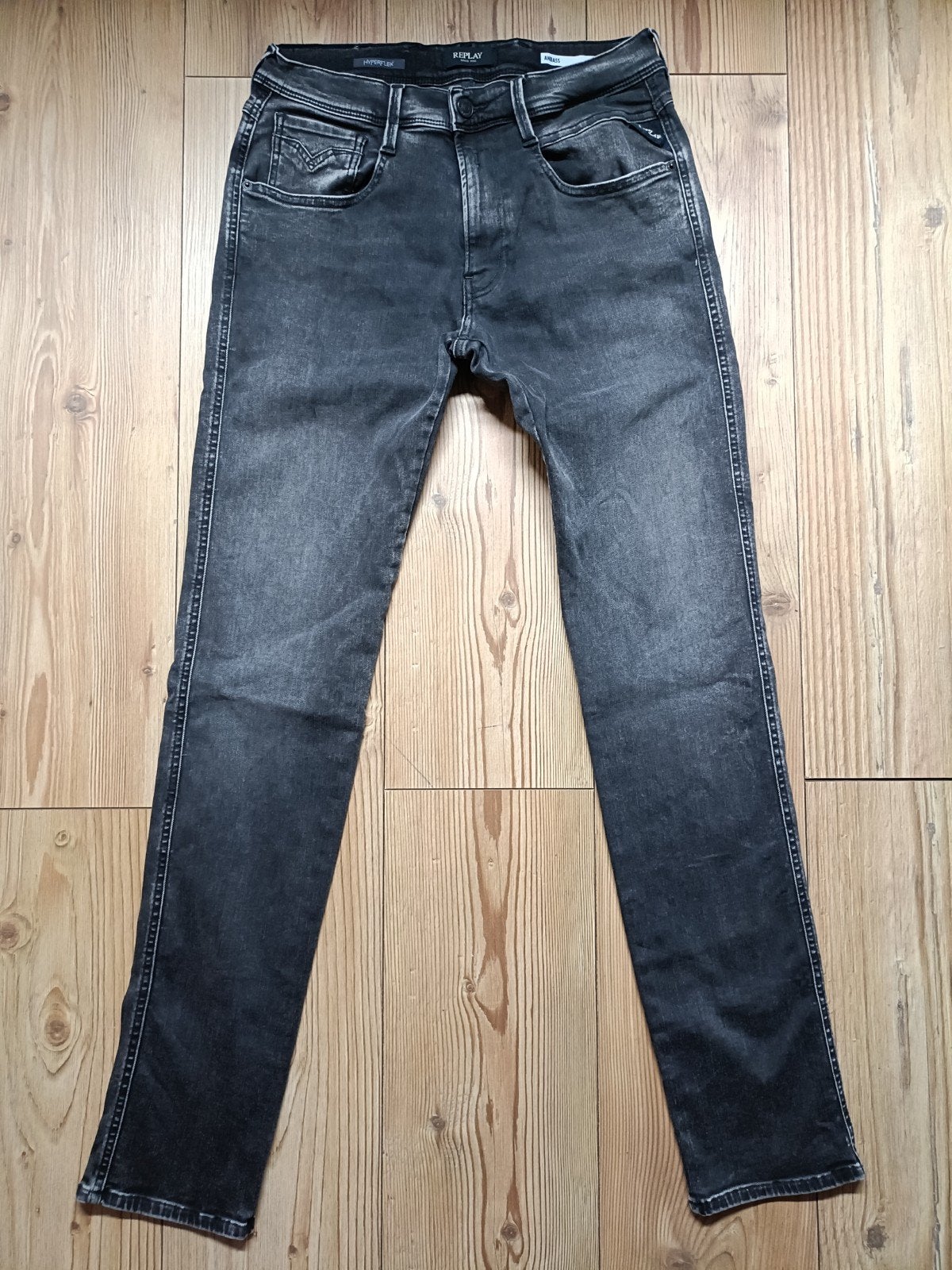 Replay anbass hyperflex maat 31-34, Ophalen of Verzenden, Zo goed als nieuw, Zwart, W32 (confectie 46) of kleiner
