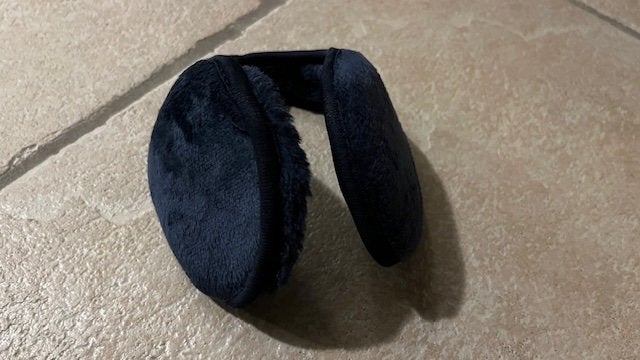 Oorwarmers kind donkerblauw. Zgan, Ophalen of Verzenden, Zo goed als nieuw, Jongen, Muts