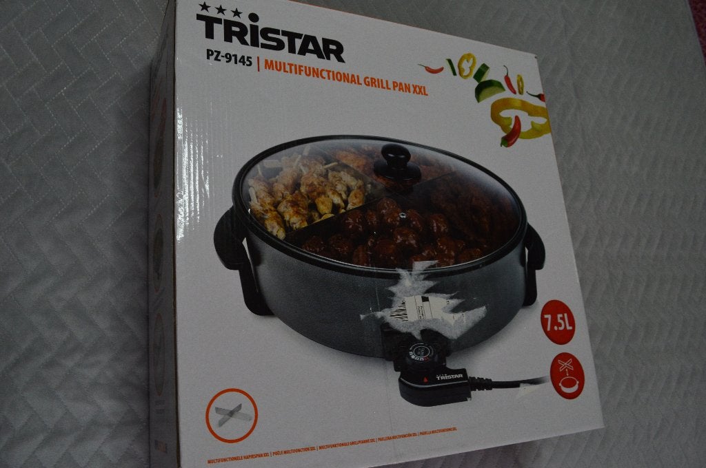 Tristar elektrische hapjespan, Ophalen of Verzenden, Zo goed als nieuw, 4 t/m 7 personen